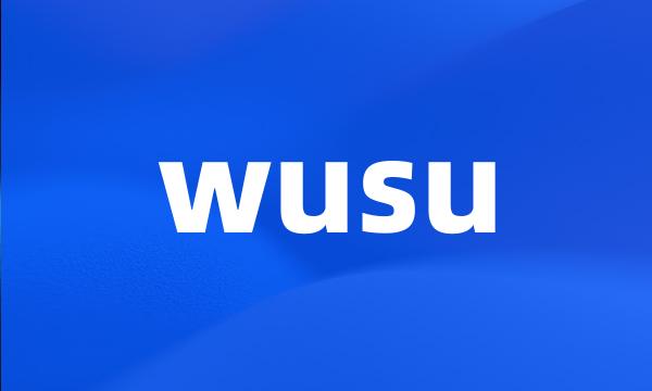 wusu