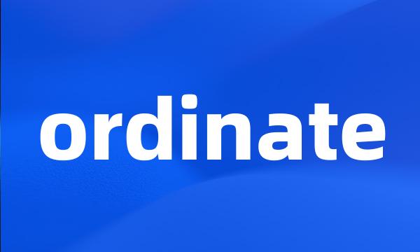 ordinate