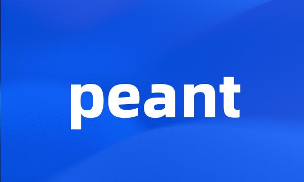 peant