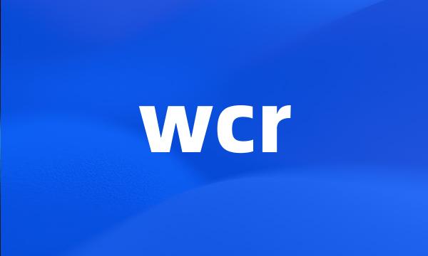 wcr