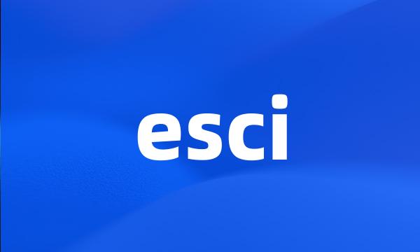 esci