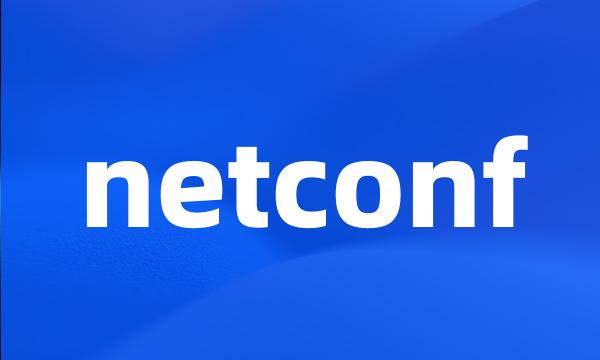 netconf