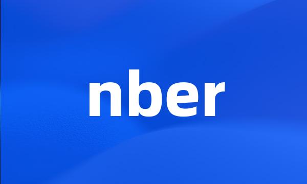 nber