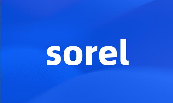 sorel