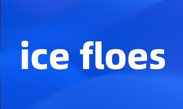 ice floes