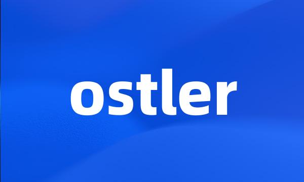 ostler