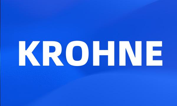 KROHNE