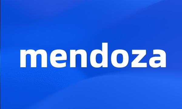 mendoza