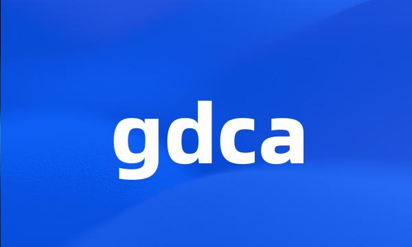 gdca