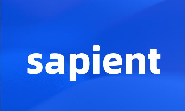 sapient