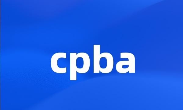 cpba