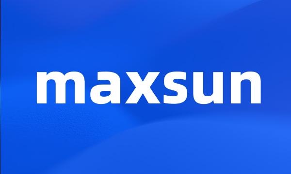 maxsun