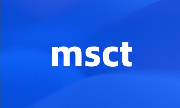 msct