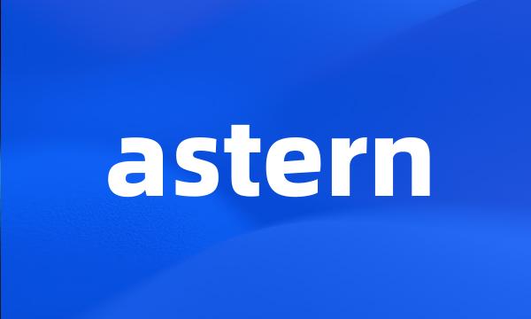 astern