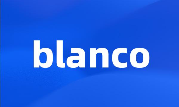 blanco