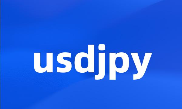 usdjpy