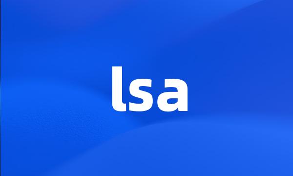 lsa