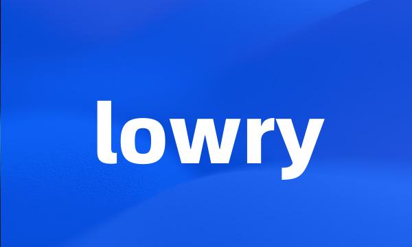 lowry