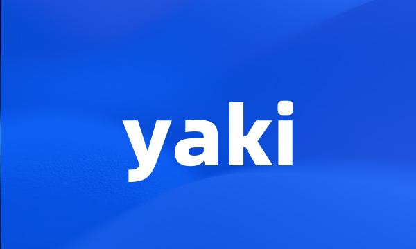 yaki