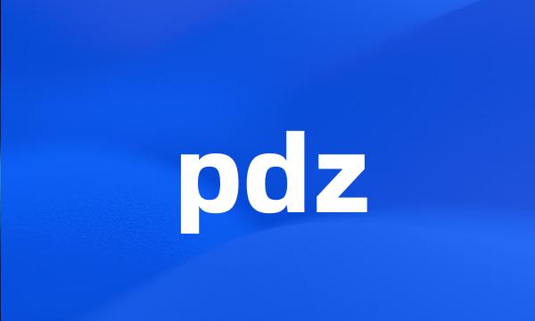 pdz