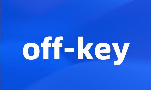 off-key