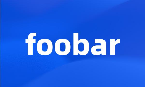 foobar