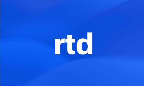 rtd