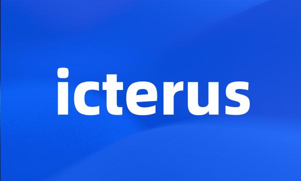 icterus