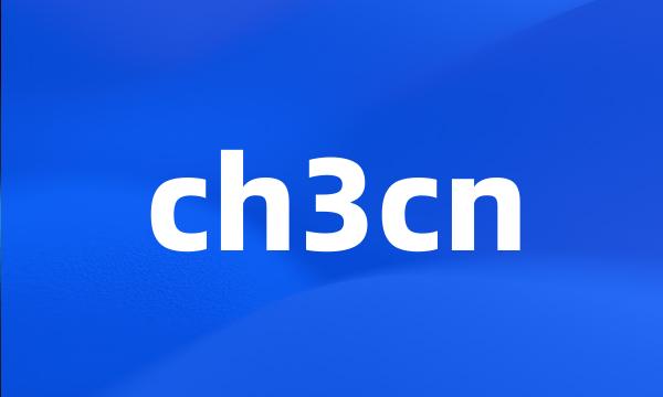 ch3cn