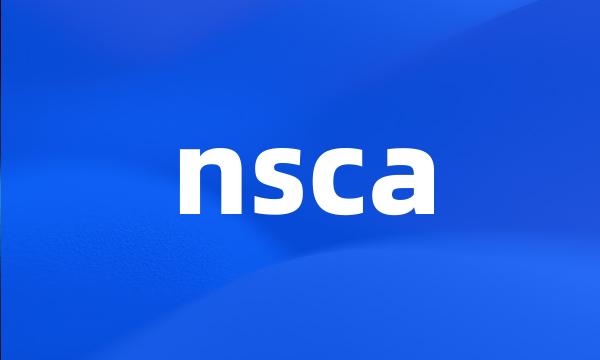 nsca