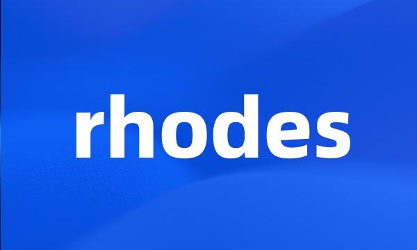 rhodes