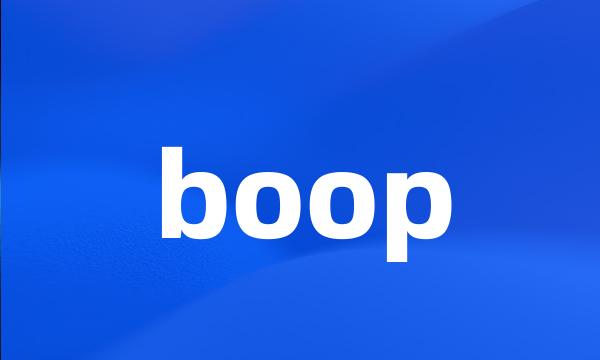 boop