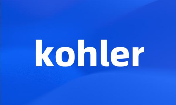 kohler