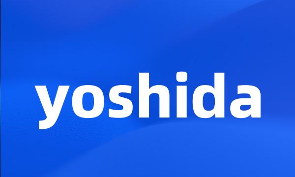 yoshida