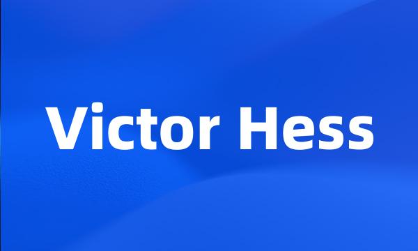 Victor Hess