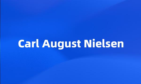 Carl August Nielsen