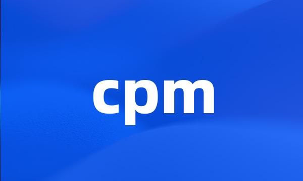 cpm