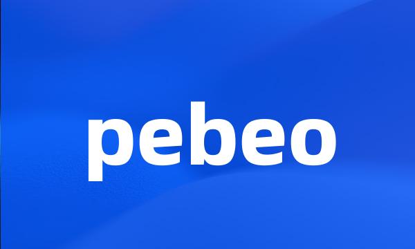 pebeo