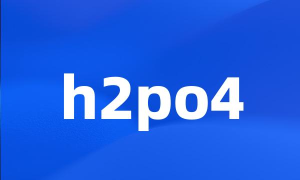 h2po4