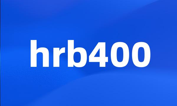 hrb400