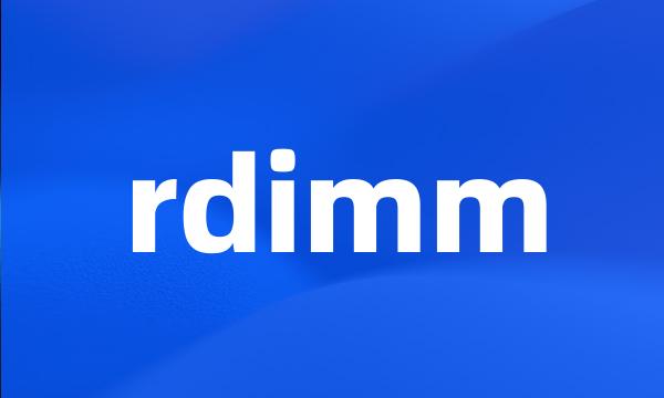 rdimm