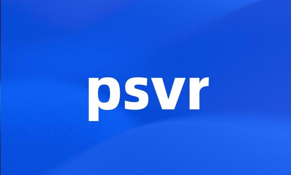 psvr