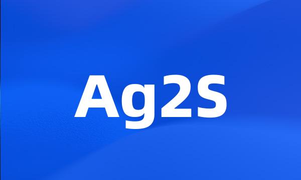 Ag2S