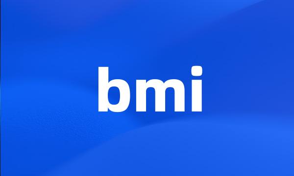 bmi