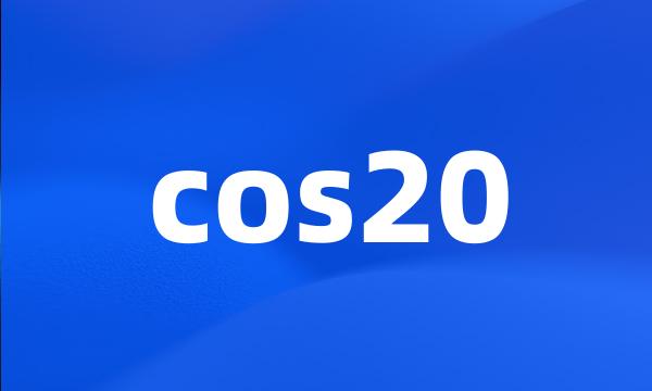 cos20