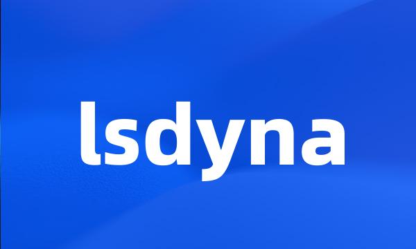 lsdyna