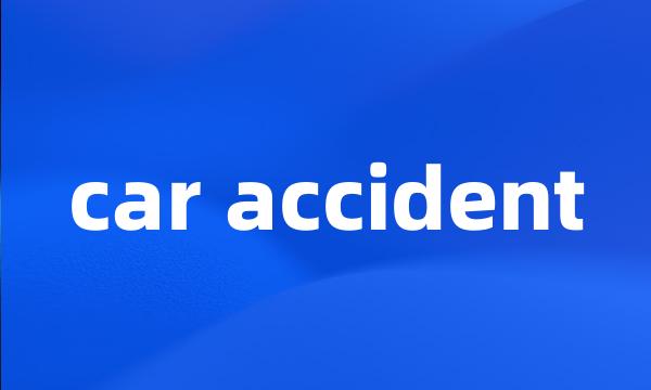 car accident