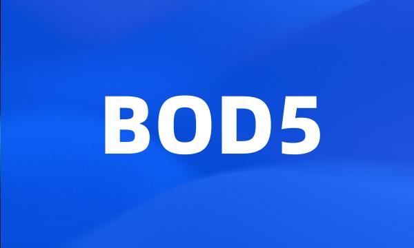 BOD5