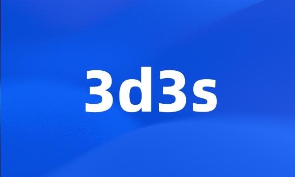 3d3s