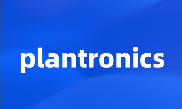 plantronics